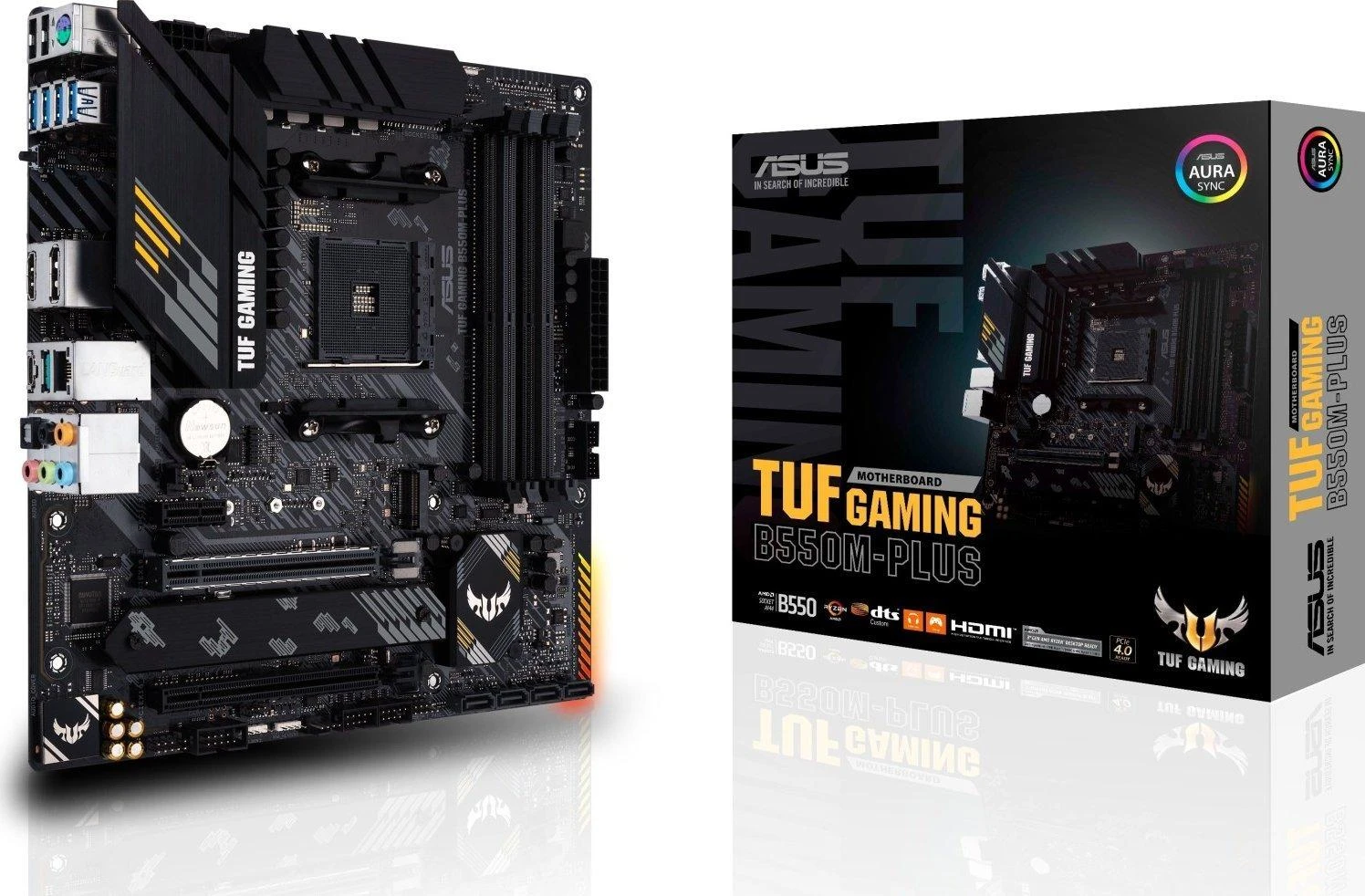 Pagrindinė plokštė Asus TUF GAMING B550M-PLUS