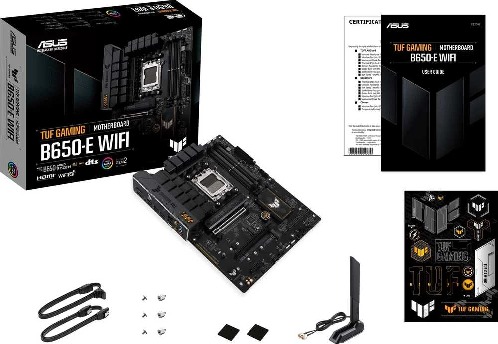 Pagrindinė plokštė ASUS TUF GAMING B650-E WIFI