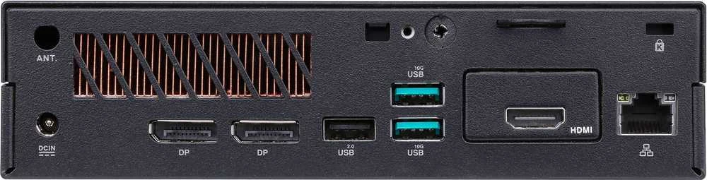 ASUS PB63-B3203AH Intel® Core™ i3 i3-14100 8 GB DDR5-SDRAM 256 GB SSD Windows 11 Pro Mini PC Juodas