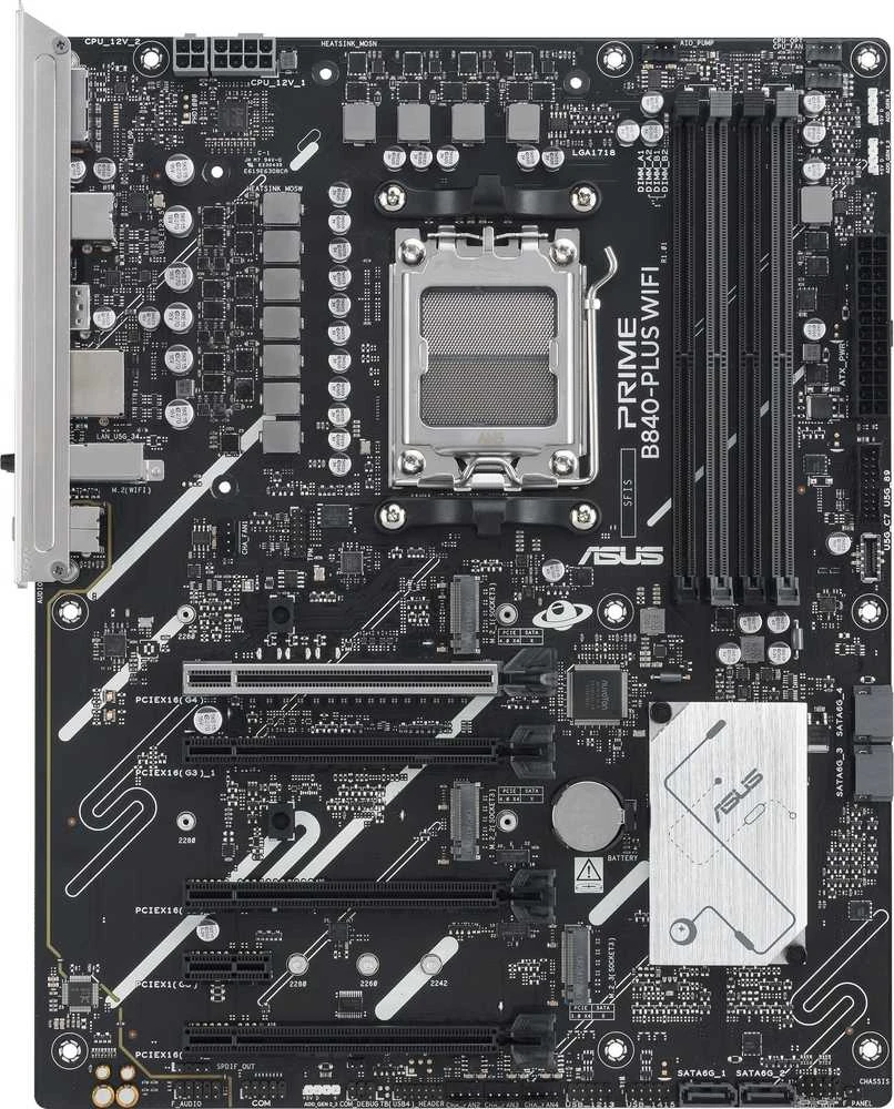 Pagrindinė plokštė ASUS PRIME B840-PLUS WIFI AMD B840 Socket AM5 ATX