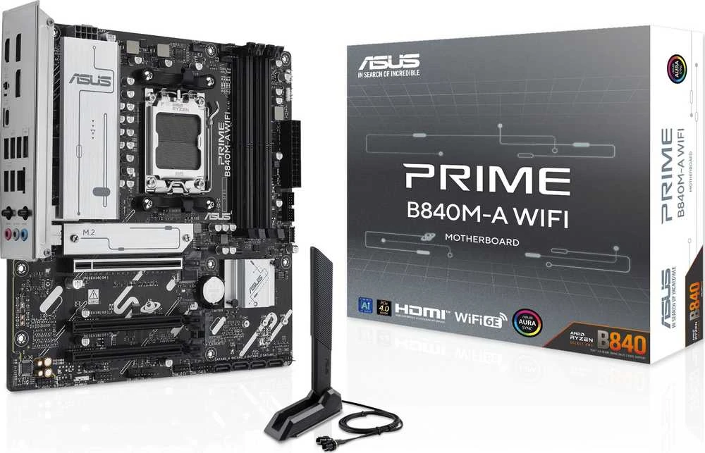 Pagrindinė plokštė ASUS PRIME B840M-A WIFI