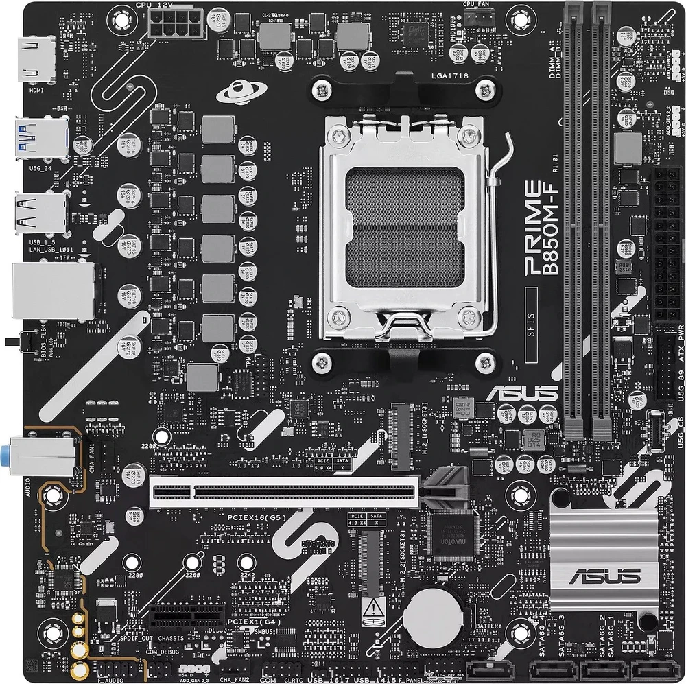 Pagrindinė plokštė ASUS PRIME B850M-F (AM5) (D)
