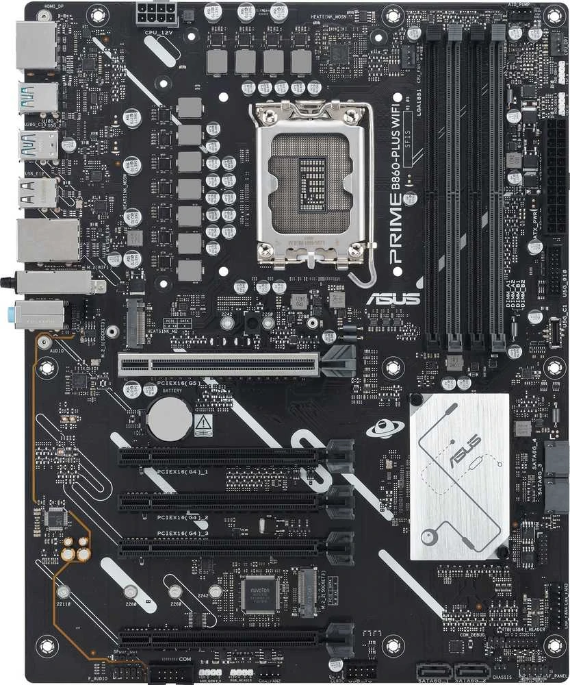 Pagrindinė plokštė ASUS PRIME B860-PLUS WIFI Intel B860 LGA 1851 (V1 lizdas) ATX