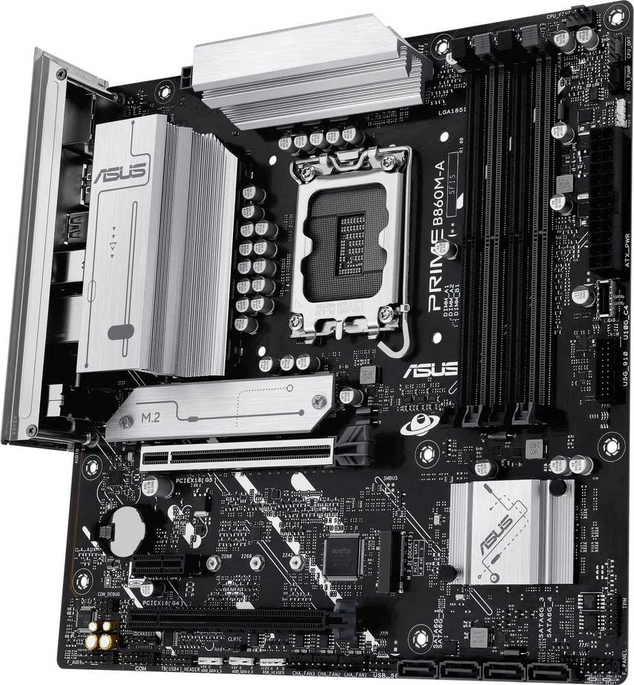Pagrindinė plokštė ASUS PRIME B860M-A-CSM Intel B860 LGA 1851 (Socket V1) micro ATX