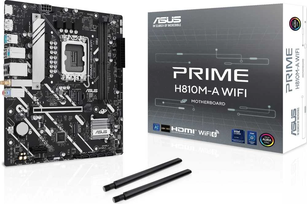 Pagrindinė plokštė ASUS PRIME H810M-A WIFI