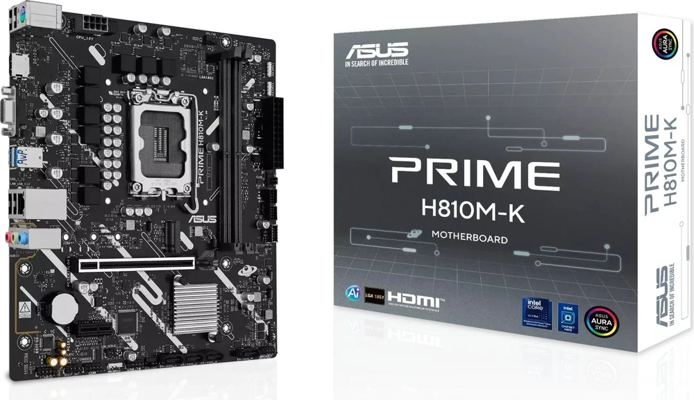 pagrindinė plokštė Asus PRIME H810M-K