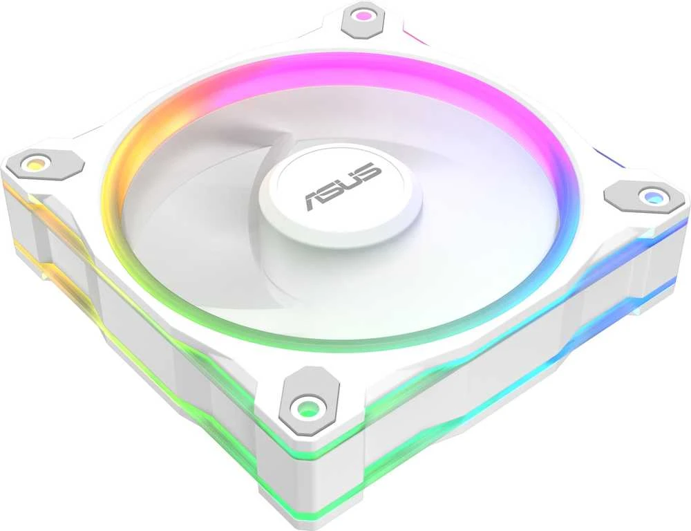 ASUS Prime MR120 Fan ARGB Baltas Kompiuterio dėklas 12 cm