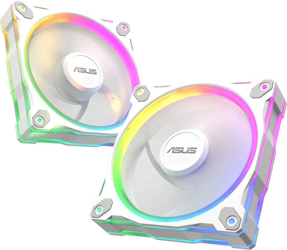 Nezatříděno ASUS Prime MR120 Fan ARGB Reverse Baltas Kompiuterio dėklas 12 cm