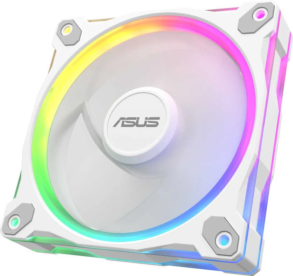 Nezatříděno ASUS Prime MR120 Fan ARGB Reverse Baltas Kompiuterio dėklas 12 cm