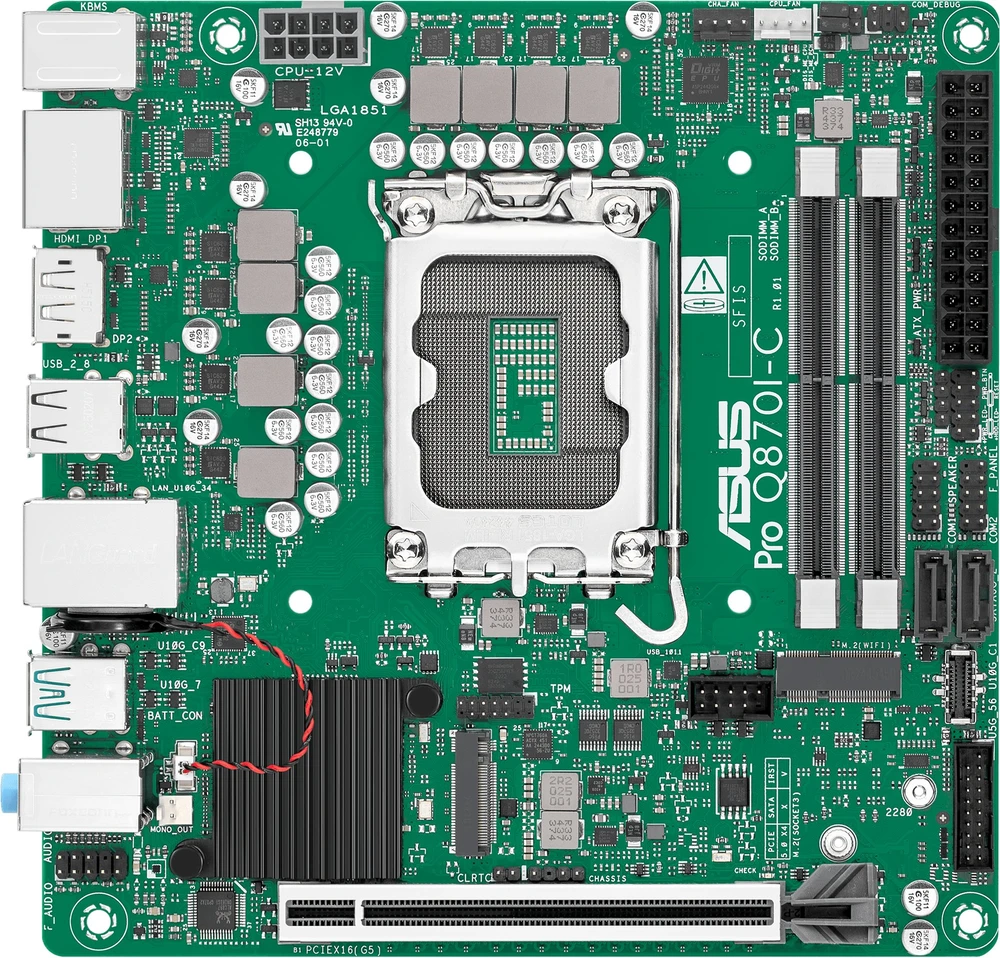 pagrindinė plokštė Asus PRO Q870I-C-CSM
