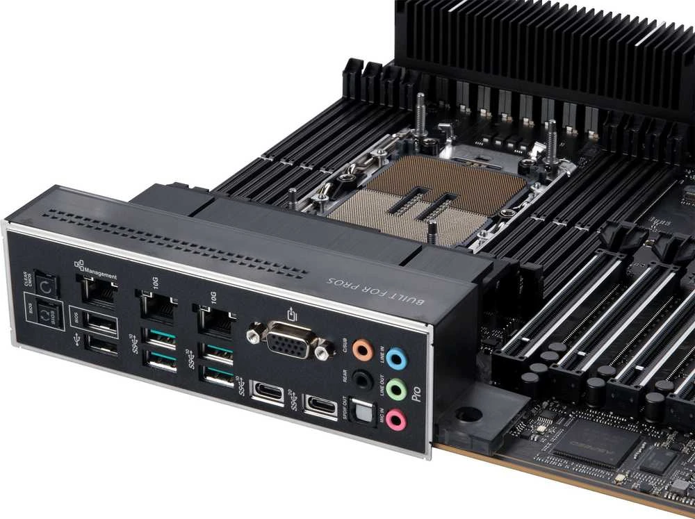 Pagrindinė plokštė Asus PRO WS W790E-SAGE SE/Intel W790/LGA4677/EEB