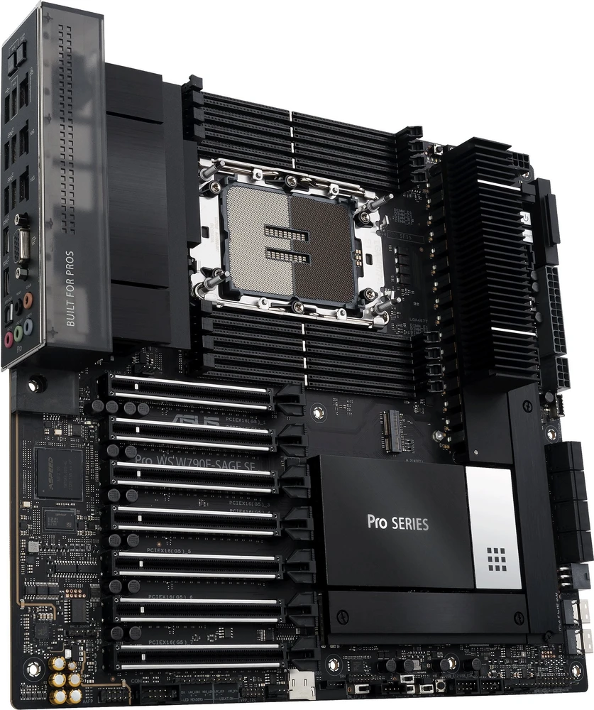 Pagrindinė plokštė Asus PRO WS W790E-SAGE SE/Intel W790/LGA4677/EEB