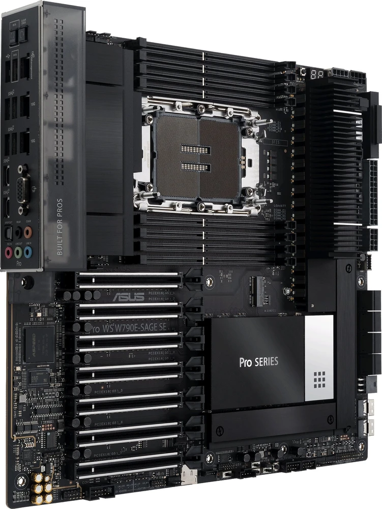 Pagrindinė plokštė Asus PRO WS W790E-SAGE SE/Intel W790/LGA4677/EEB