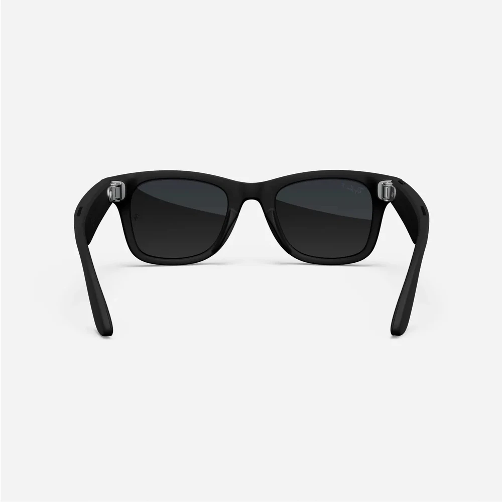 Išmanieji akiniai RayBan Meta Wayfarer, matinės juodos spalvos, poliarizuoti