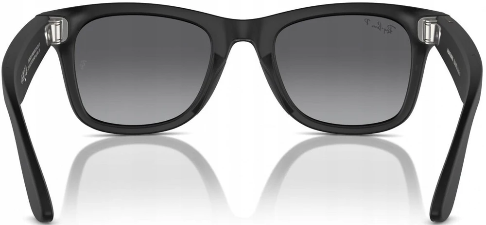 RayBan Meta Wayfarer akiniai iš vidaus