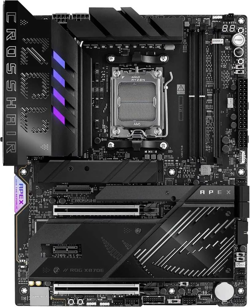 Pagrindinė plokštė ASUS ROG CROSSHAIR X870E APEX AMD X870E Socket AM5 ATX