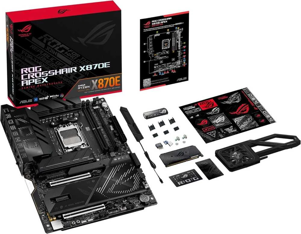 Pagrindinė plokštė ASUS ROG CROSSHAIR X870E APEX AMD X870E Socket AM5 ATX