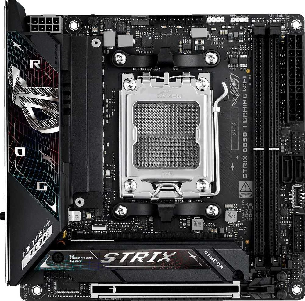 Pagrindinė plokštė ASUS ROG STRIX B850-I GAMING WIFI AMD B850 Socket AM5 mini ITX