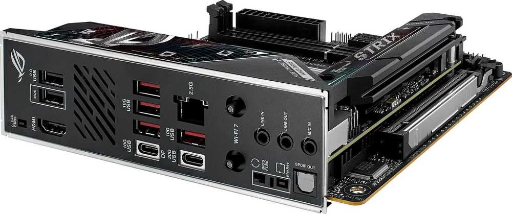 Pagrindinė plokštė ASUS ROG STRIX B850-I GAMING WIFI AMD B850 Socket AM5 mini ITX