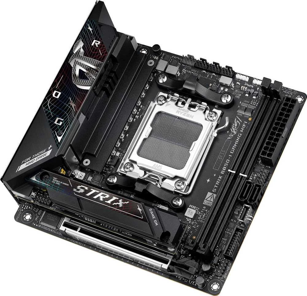 Pagrindinė plokštė ASUS ROG STRIX B850-I GAMING WIFI AMD B850 Socket AM5 mini ITX
