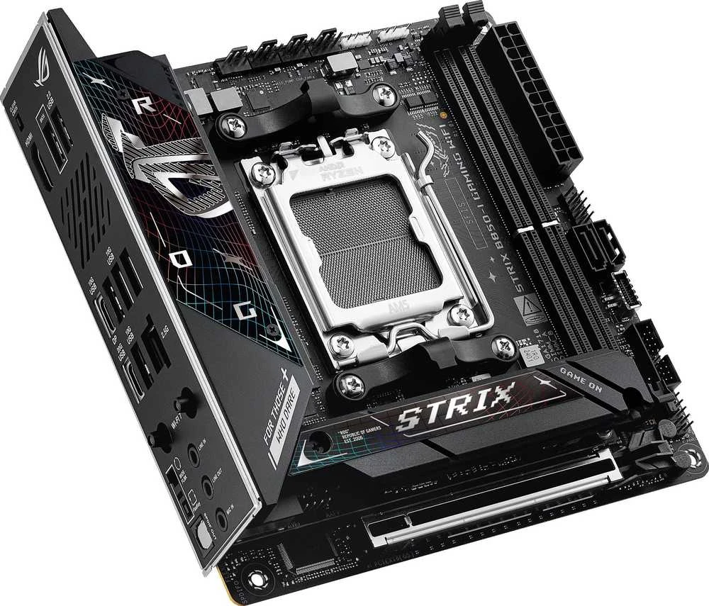 Pagrindinė plokštė ASUS ROG STRIX B850-I GAMING WIFI AMD B850 Socket AM5 mini ITX