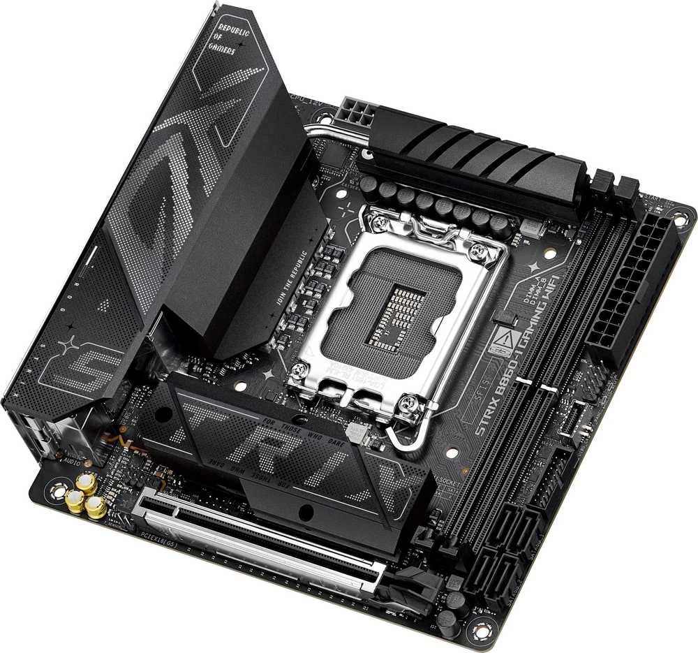 Pagrindinė plokštė ASUS ROG STRIX B860-I GAMING WIFI