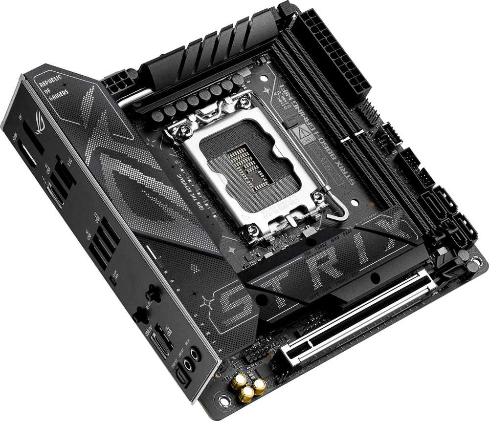 Pagrindinė plokštė ASUS ROG STRIX B860-I GAMING WIFI