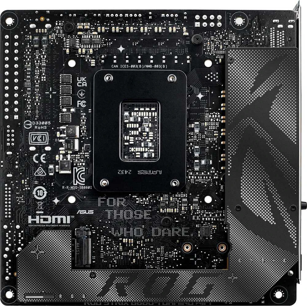 Pagrindinė plokštė ASUS ROG STRIX B860-I GAMING WIFI