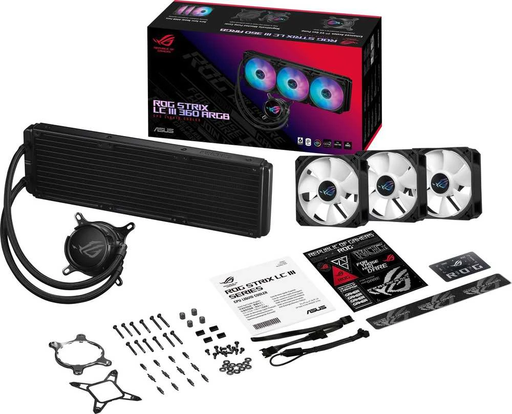 Aušintuvas Asus ROG Strix LC III 360 ARGB
