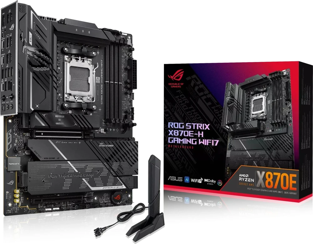 Pagrindinė plokštė ASUS ROG STRIX X870E-H GAMING WIFI7