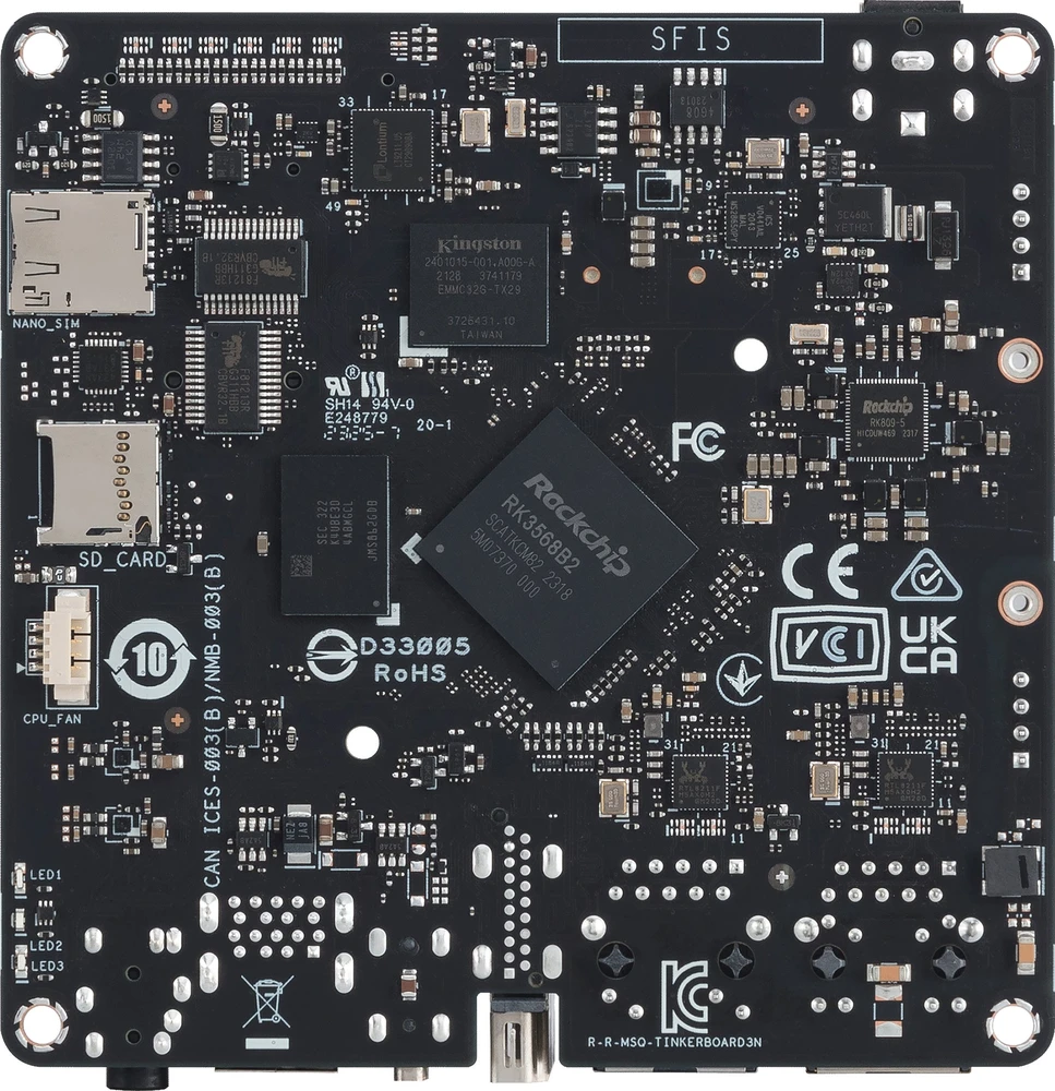 Pagrindinė plokštė Asus ASUS TINKER BOARD 3N/4G/32G