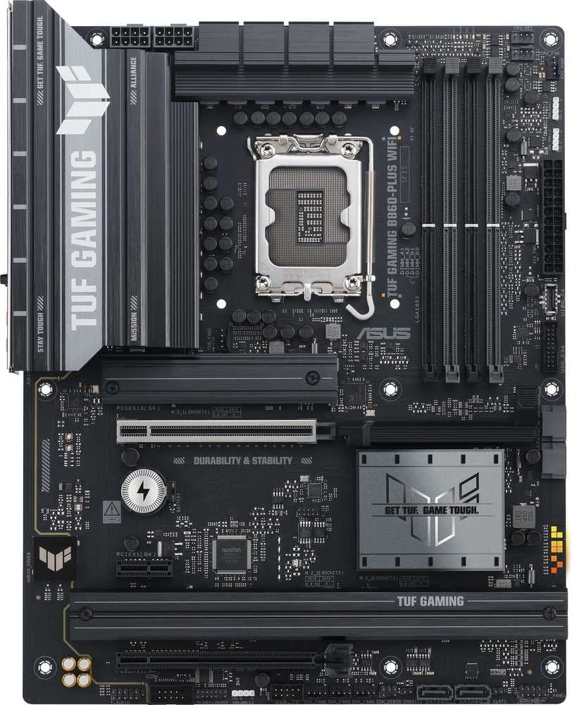 ASUS TUF GAMING B860-PLUS WIFI Intel B860 LGA 1851 (Socket V1) ATX pagrindinė plokštė