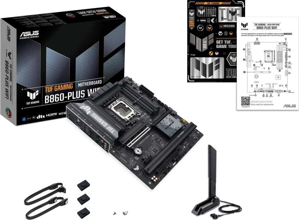 ASUS TUF GAMING B860-PLUS WIFI Intel B860 LGA 1851 (Socket V1) ATX pagrindinė plokštė