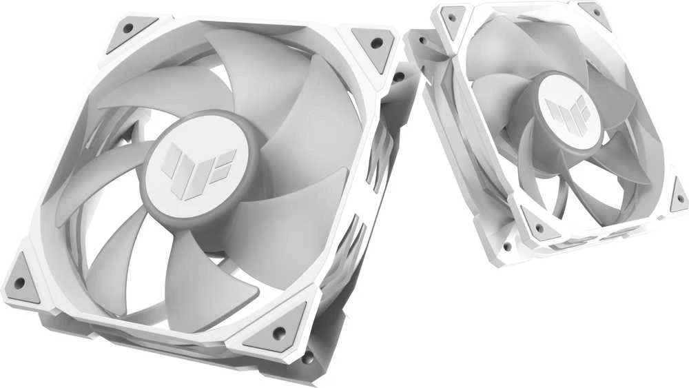 ASUS TUF GAMING TR120 ARGB REVERSE 1-pack Baltas Kompiuterio dėklas Oro vėsintuvas 12 cm