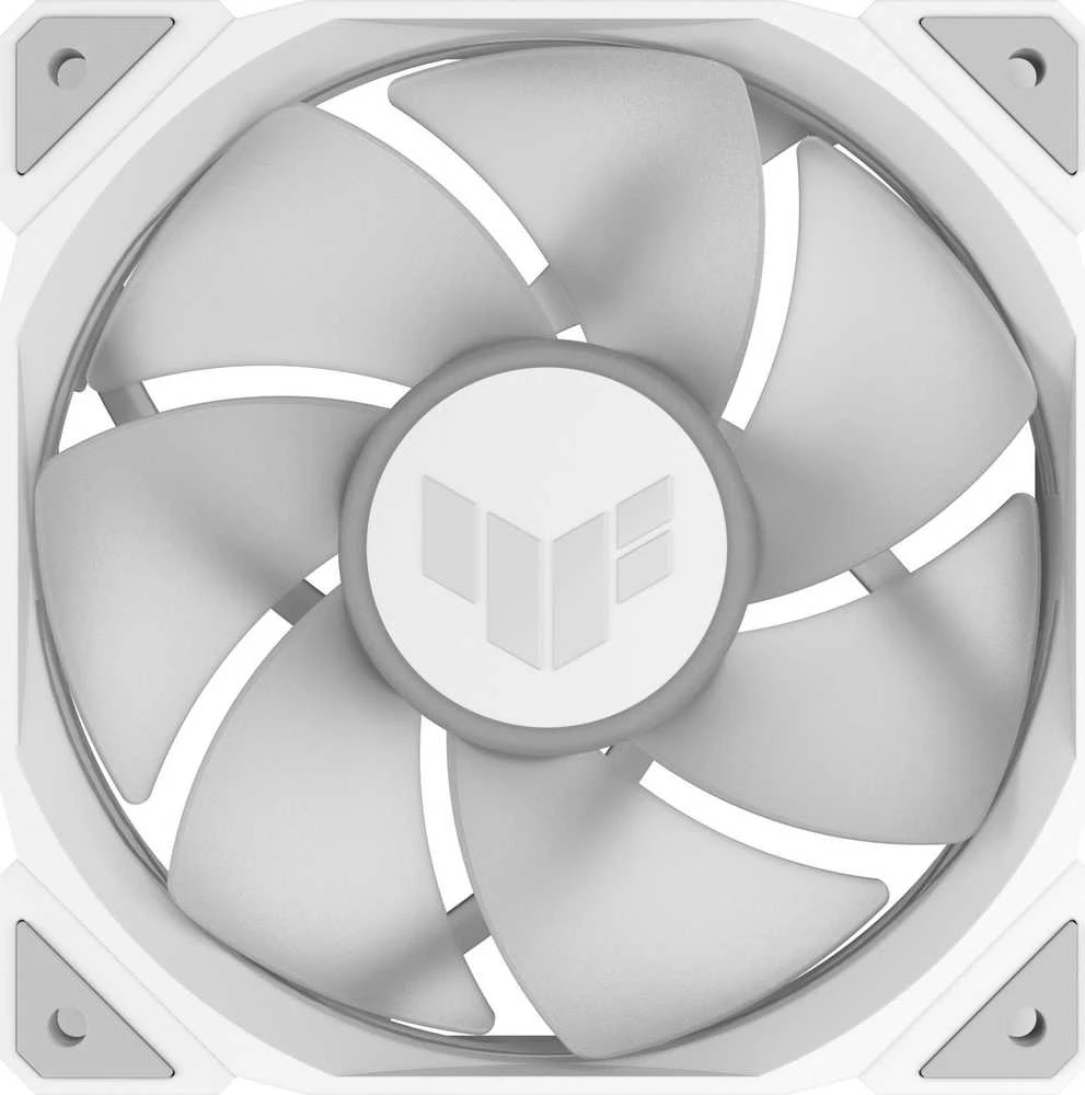 ASUS TUF GAMING TR120 ARGB REVERSE 1-pack Baltas Kompiuterio dėklas Oro vėsintuvas 12 cm