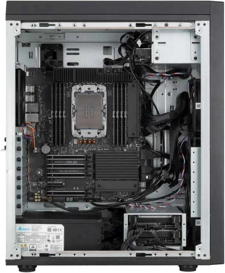 Stacionarus kompiuteris ASUS Workstation ExpertCenter Pro ET700I W7, be procesoriaus, be atminties, be grafikos plokštės, 1300 W, juoda, ES