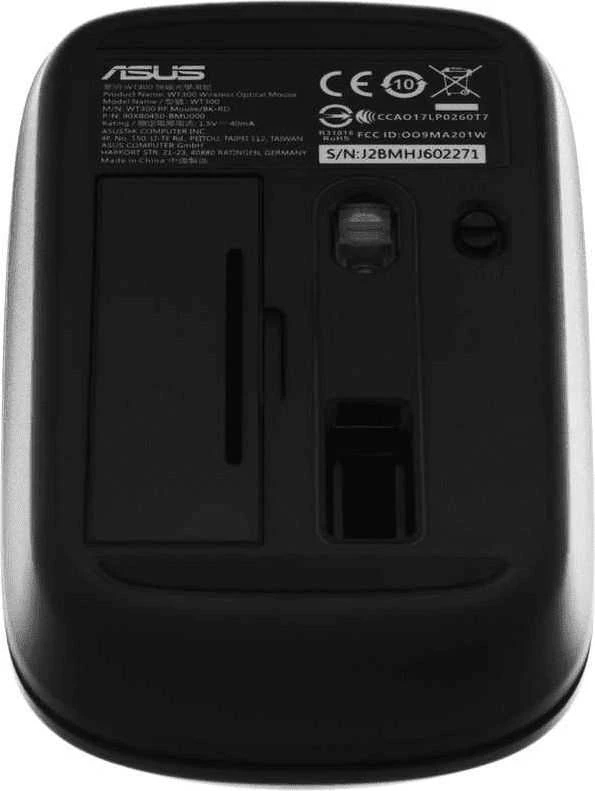 Asus | WT300 RF | Optinė pelė | Juodas/Raudona
