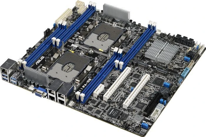 Pagrindinė plokštė ASUS Server Z11PA-D8, 2xLGA 3647, C621, 8DIMM, 3PCIe, 14SATA+2M.2, 4x1GbE