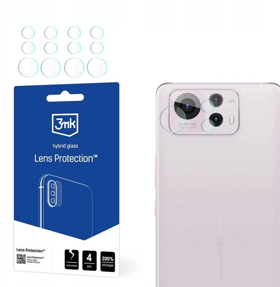 3Mk apsauga 3mk objektyvo apsauga hibridinės kameros objektyvo stiklas, skirtas Asus Zenfone 12 Ultra