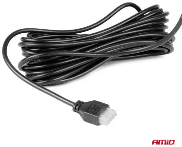 Parkavimo pagalbos sistema LED-GRAF 3D, 8 juodi jutikliai 19 mm, sunkvežimiams AMIO-03195