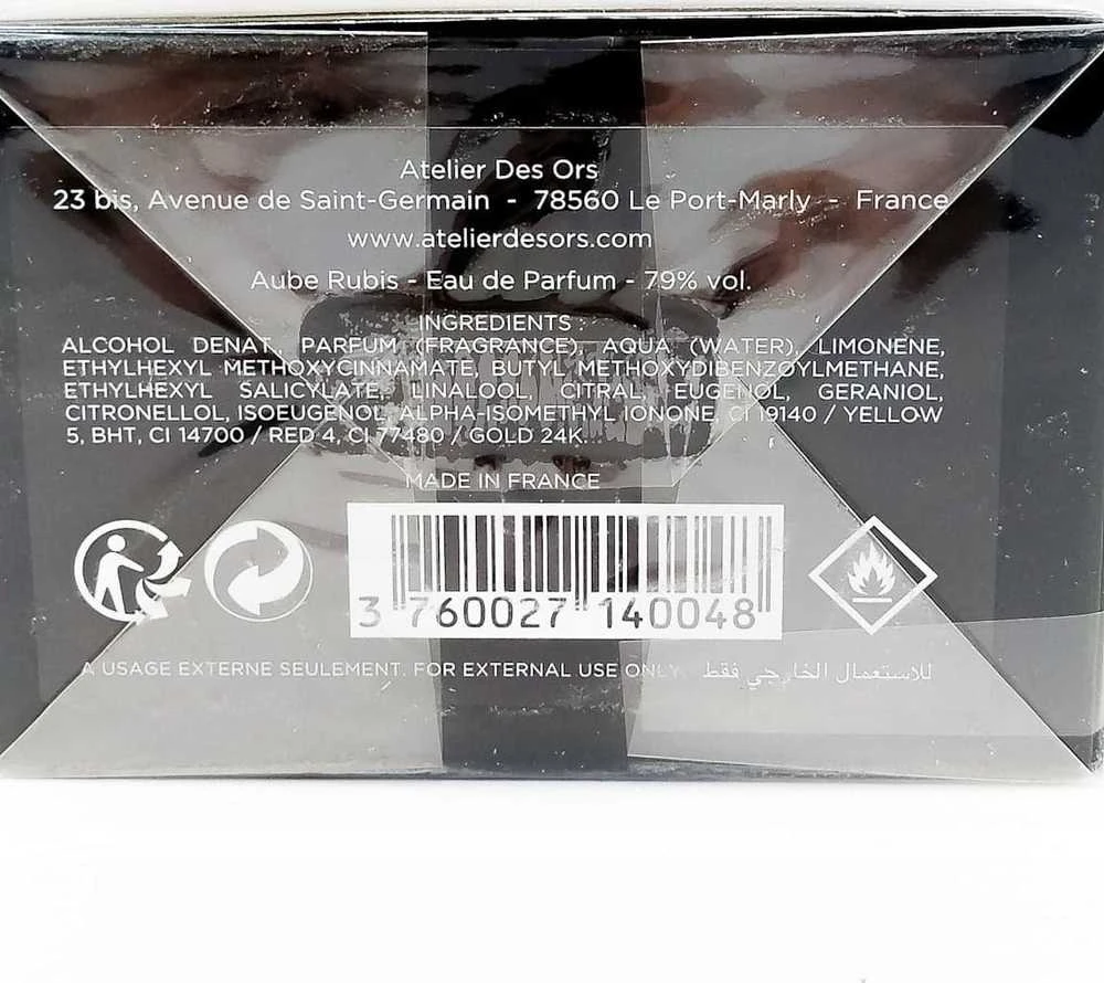 Atelier Des Ors Aube Rubis EDP parfumuotas vanduo unisex, 100 ml