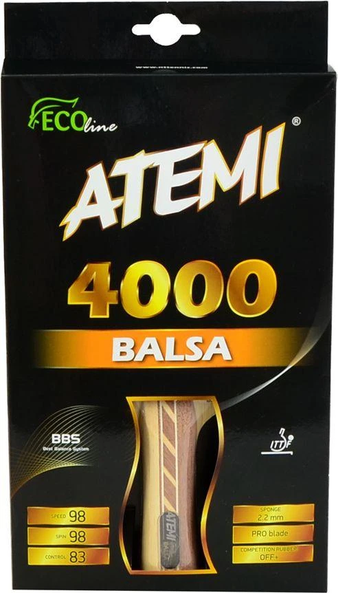 Atemi 4000 Balsa Concave 17204 Stalo Teniso Raketė