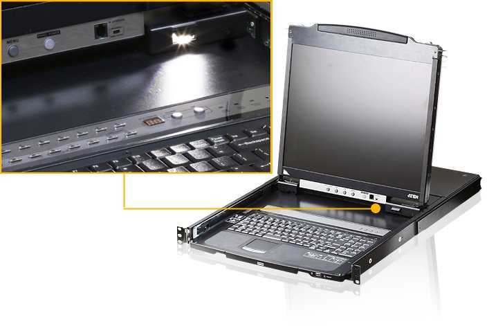 Przełącznik Aten 16-Port 19'' LCD CAT5e/6 KVM