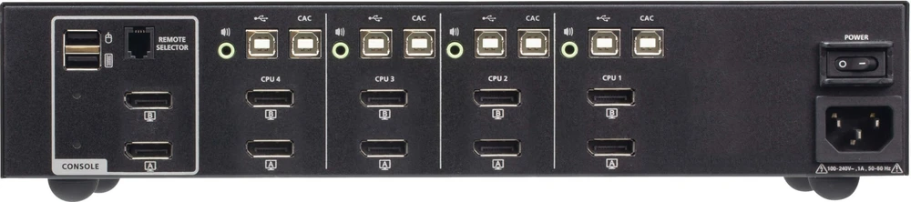 Aten CS1144DP4C-AT-G 4P USB DP dvigubas ekranas