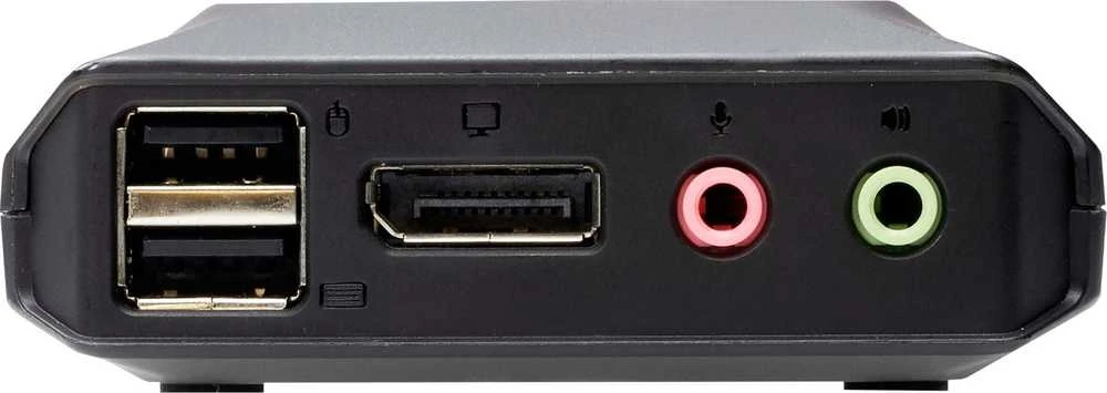 Aten ATEN CS52DP 2 prievadų USB-C DisplayPort hibridinio kabelio KVM jungiklis