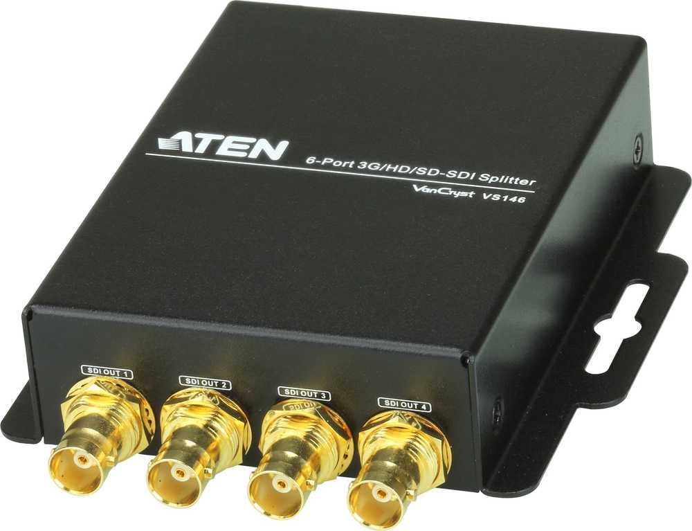 Aten ATEN VS146 6 prievadų 3G/HD/SD-SDI skirstytuvas