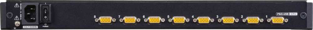 Aten ATEN CL1308N KVM komutatorius Juodas Rack montavimo parinktys