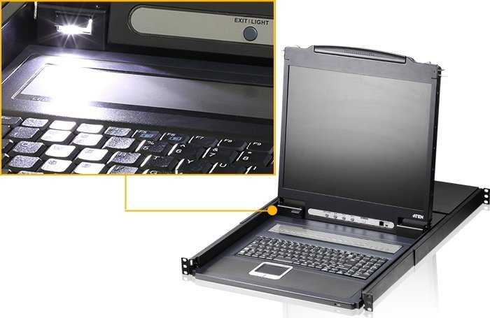 Aten ATEN CL1308N KVM komutatorius Juodas Rack montavimo parinktys