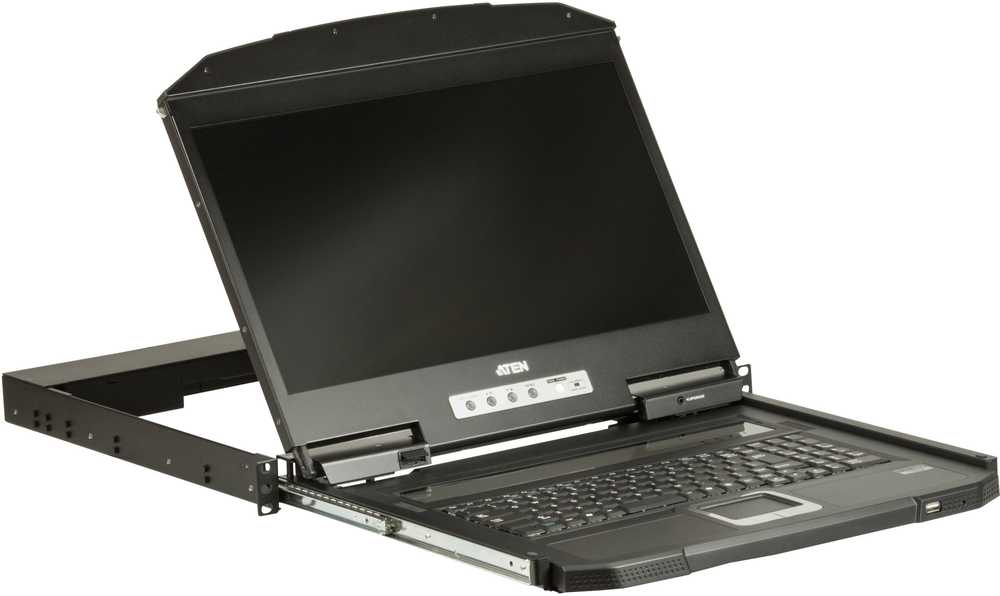 Valiklis Aten ATEN CL3100NX KVM komutatorius Juodas Rack montavimo parinktys