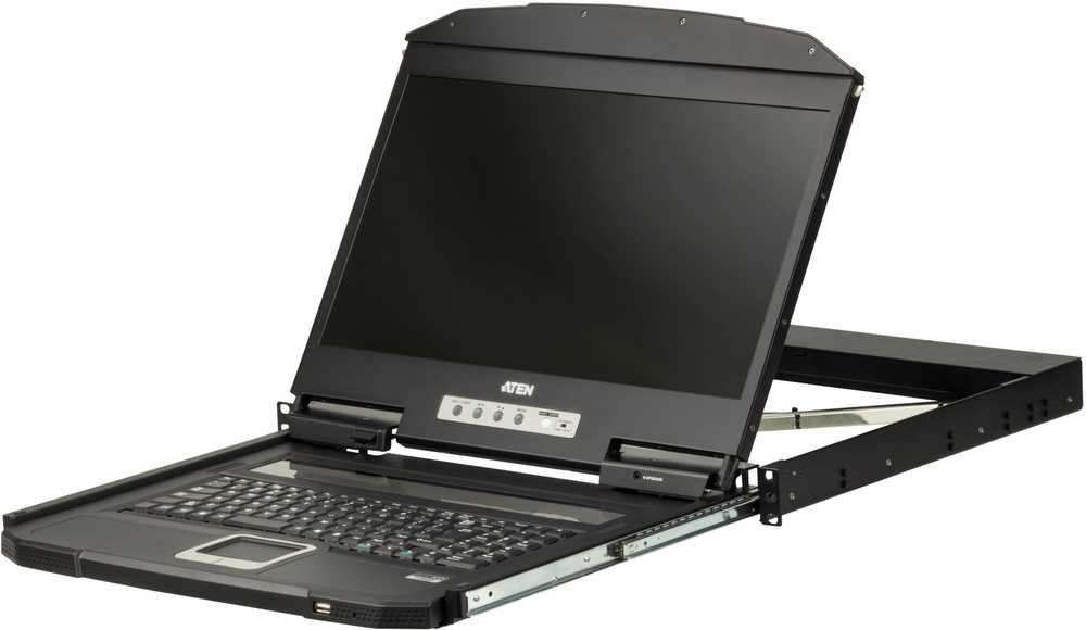 Valiklis Aten ATEN CL3100NX KVM komutatorius Juodas Rack montavimo parinktys